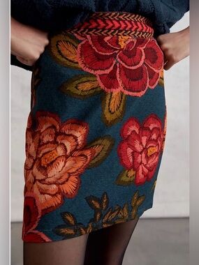 Farm Rio Piera Sweater Mini Skirt